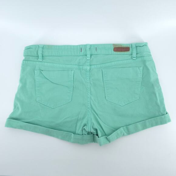 Sanctuary Coastal Rolled Cuffed Mid Rise Teal Blue 32 - Picture 6 of 9